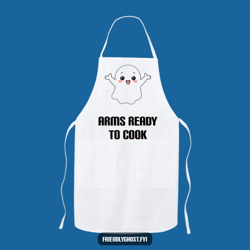Funny Floating Ghost Apron - Joyful Kitchen Fun for Happy Cooks Gift
