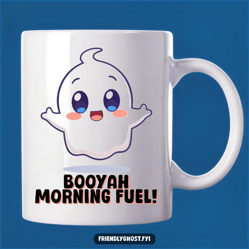 Funny Surprised Ghost Jump Mug: A Hilarious Gift for Spooky Fun Lovers