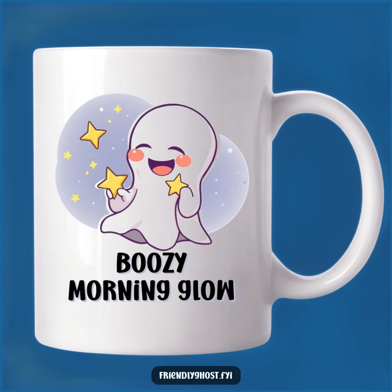 Funny Ghost Child Star Mug - Giggling Ghost Gift for Spooky Fun Lovers