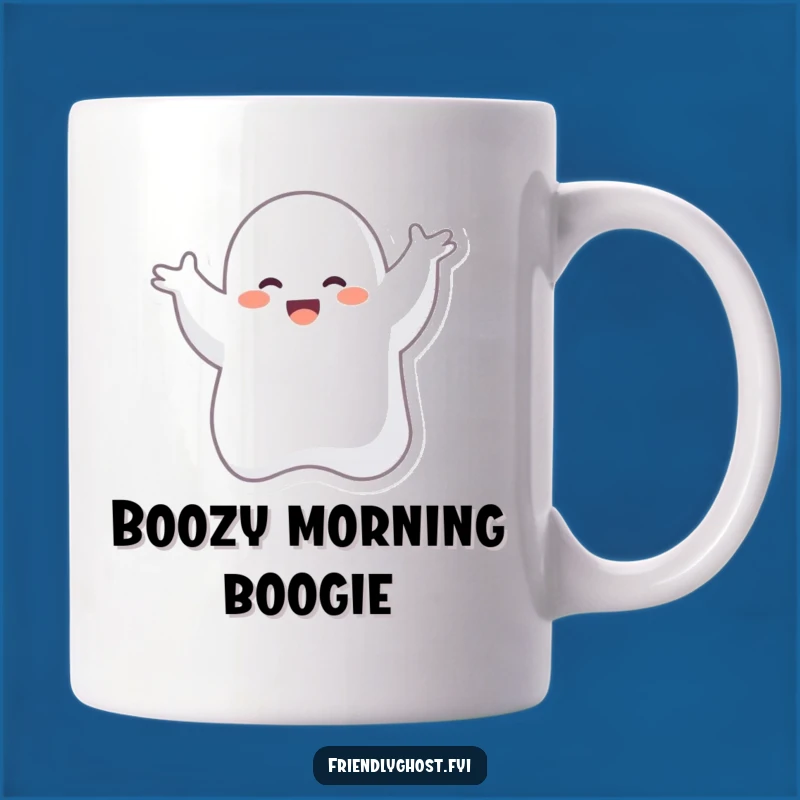Funny Giggling Ghost Silly Dance Mug - Perfect Humorous Gift for Ghost Lovers