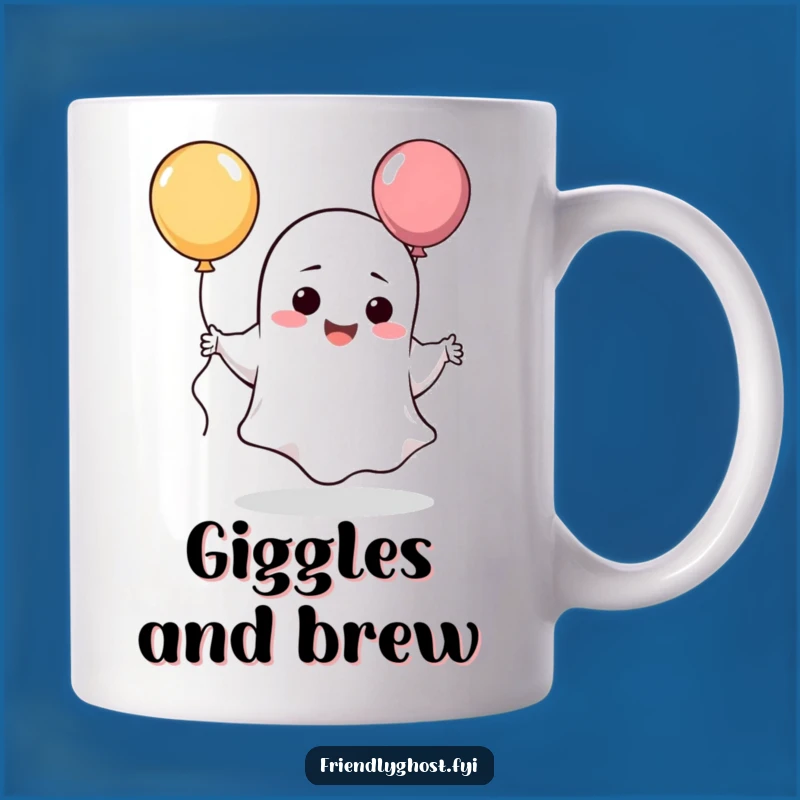 Start your day with a giggle thanks to this funny ghost mug. Its playful design is utterly delightful.