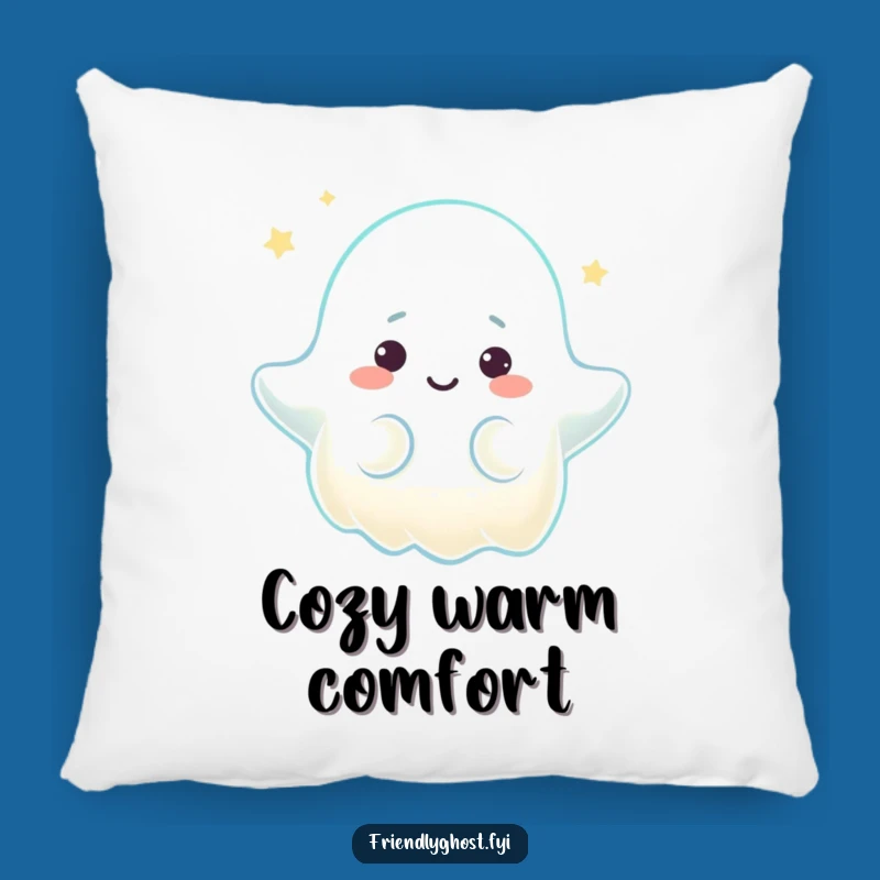 Funny Comforting Ghost Pillow - Soft Glow for Cozy Comfort
