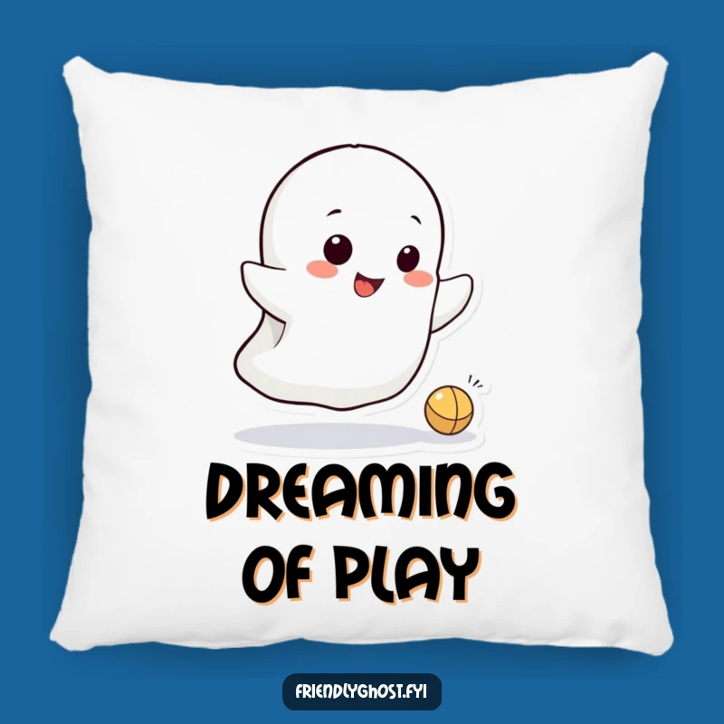 Funny Ghost Bounce Pillow: Mischievous Comfort - Cozy Spooky Gift
