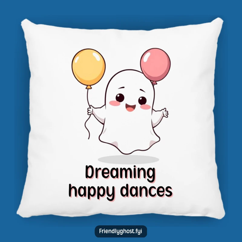 Add a touch of playful comfort to your home with this funny ghost pillow. Perfect for snuggling!