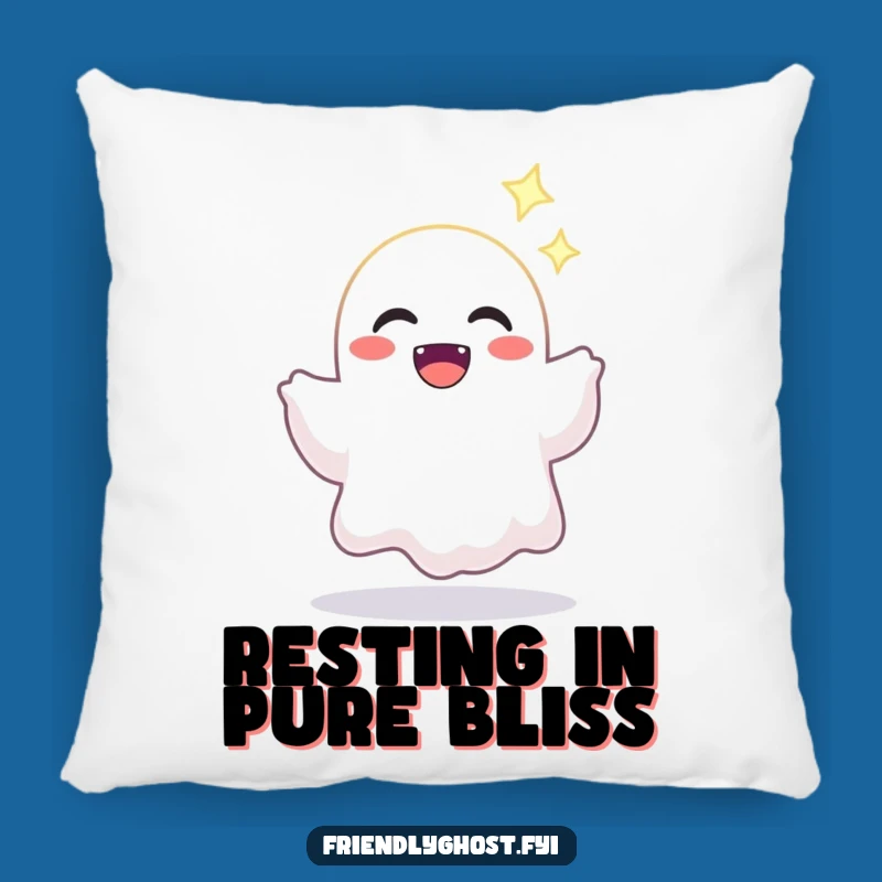 Funny Joyful Ghost Pillow - Soft & Heartwarming Decorative Cushion Gift