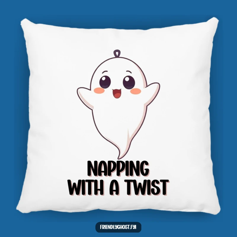 Funny Upside Down Ghost Pillow: Comfy Cushion for Cozy Giggles