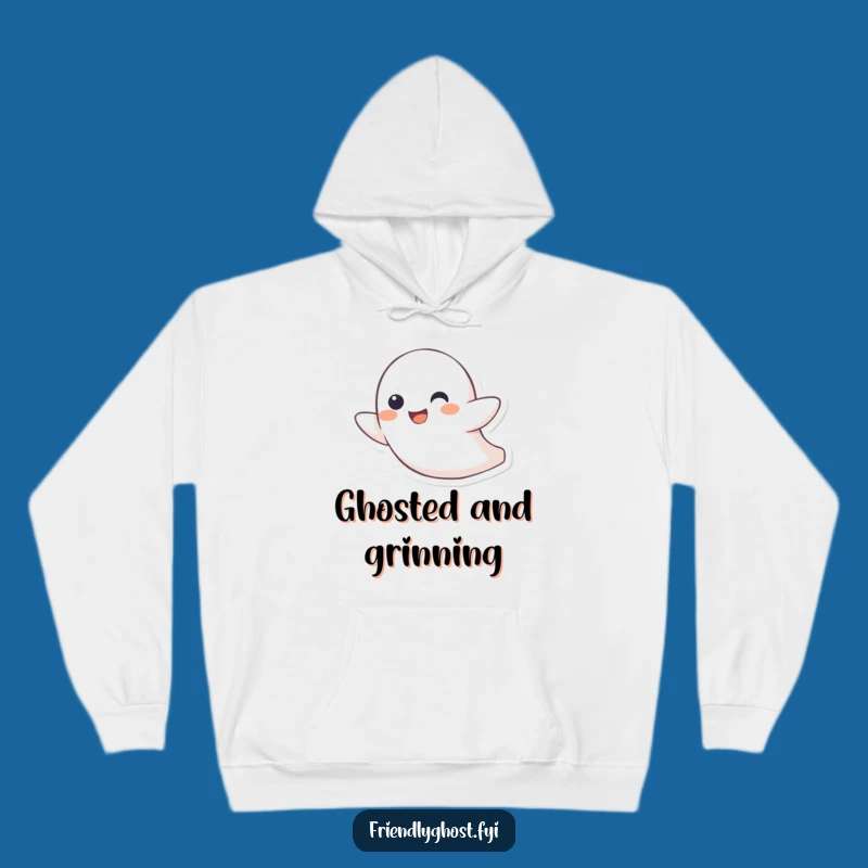 Funny Cozy Hoodie: Ghost Character's Playful Speed for a Hilarious Gift