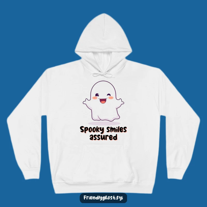 Funny Ghost Booing Hoodie - Cozy Spooky Comfort with Playful Humor Gift