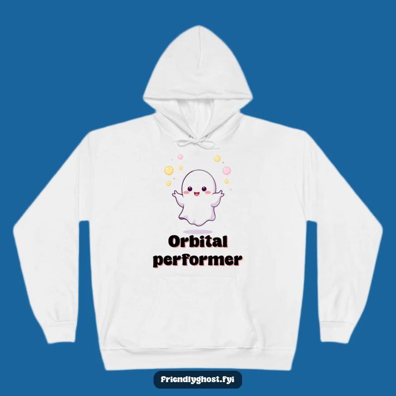 Funny Juggling Ghost Hoodie: Cozy Up with Energetic Vibes Gift