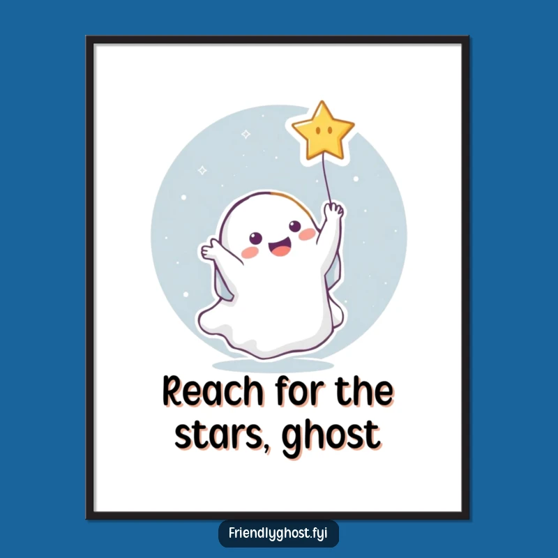 Star Catcher Ghost Free Printable Wall Art - Magical Downloadable Decor!