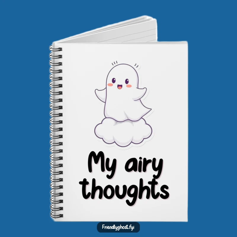 Funny Ghost Cloud Rider Notebook: Jot Down Ideas on Whimsical Journeys
