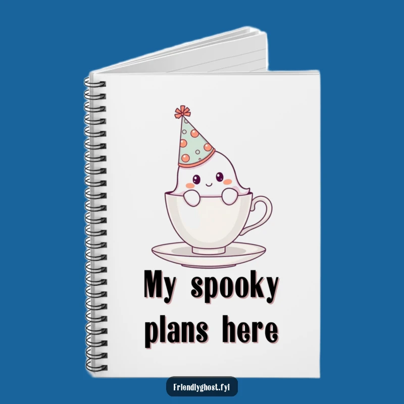 Funny Ghost Party Notebook: Jot Down Ideas with Boo-tifully Shy Humor