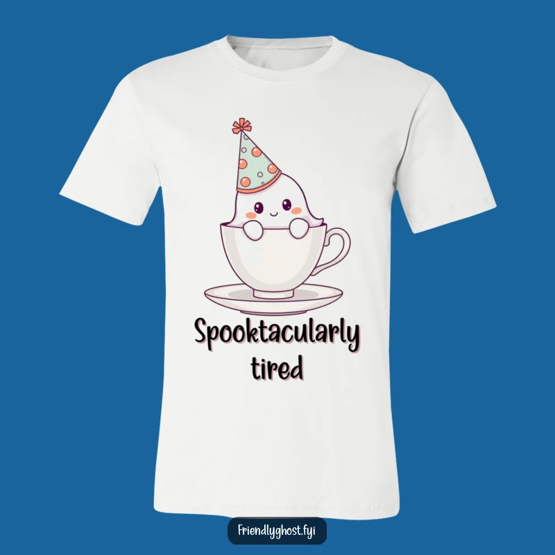 Funny Ghost Party Hat T-Shirt: Adorable Boo-tiful Humor for Your Wardrobe