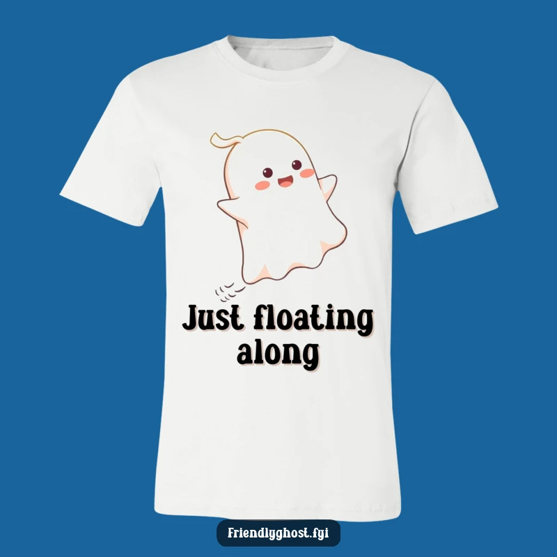 Funny Ghost Wind Rider T-Shirt: Playful Character, Comical Tee for Ghost Enthusiasts