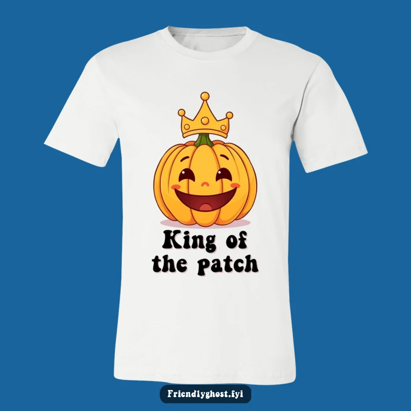 Funny Pumpkin Crown T-Shirt: Wear Your Halloween Whimsy with Glee