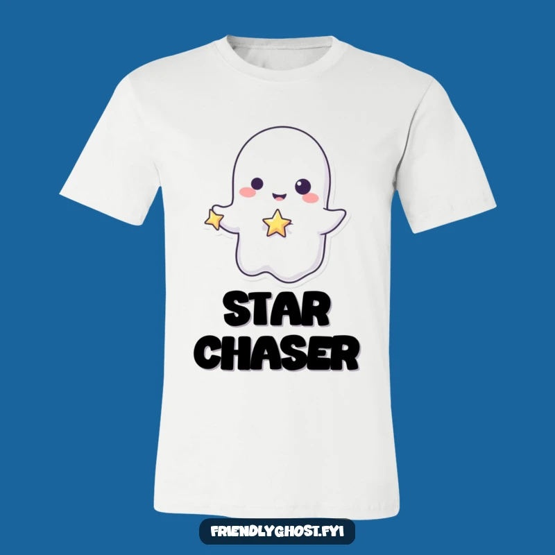 Funny Ghost Star T-Shirt: Wear Your Sparkle and Playful Spirit
