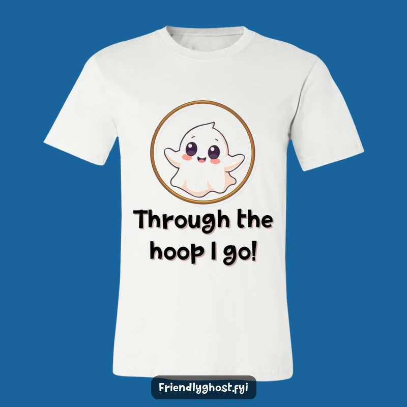 Funny Giggling Ghost Tee - Playful Acrobat T-Shirt Gift