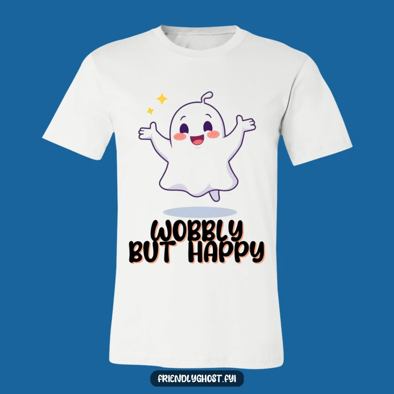 Funny Joyful Ghost Dance T-Shirt: Show Off Your Spectral Moves