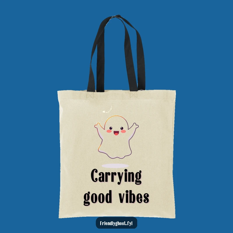 Funny Ghost Cartwheel Tote Bag: Carry Your Joy Everywhere!