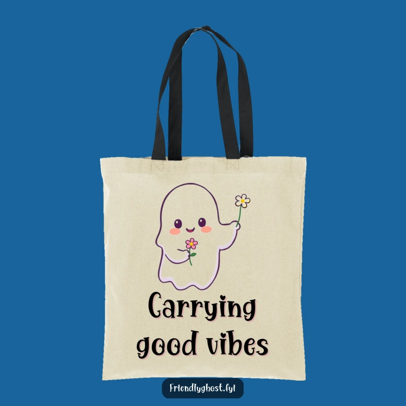 Carry your essentials in style with this charming and funny ghost tote bag. It’s the perfect companion for errands or a day out.