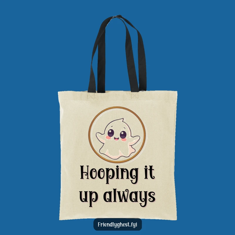 Funny Giggling Ghost Tote Bag - Playful & Practical Gift