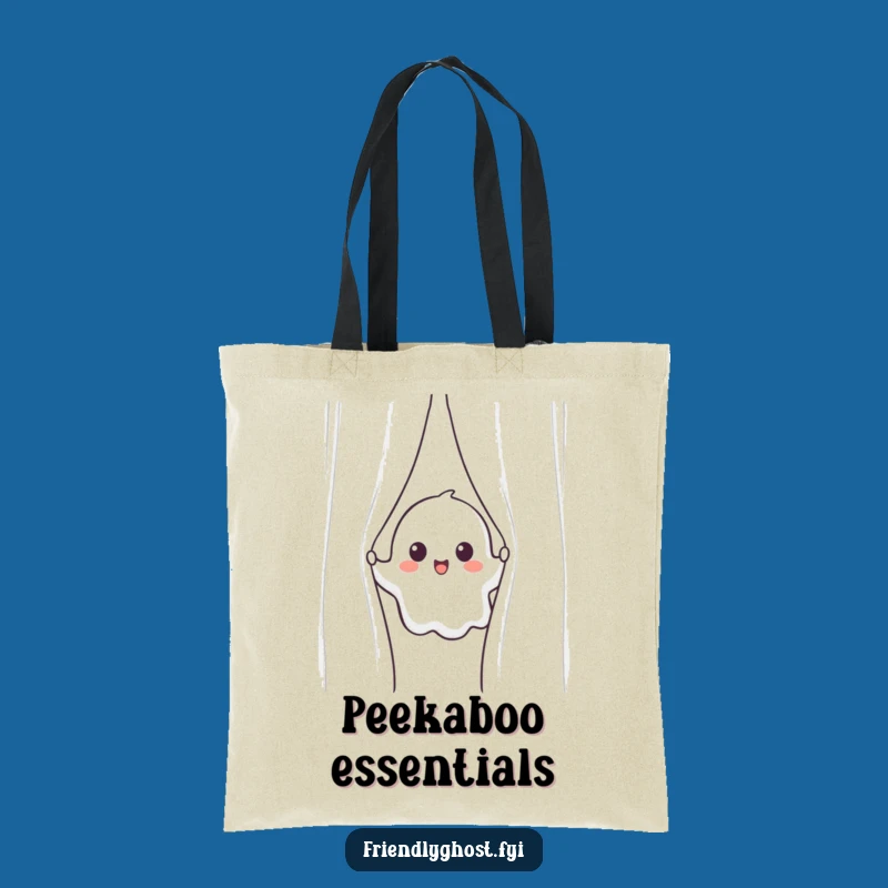 Funny Ghost Peek Tote Bag: Your Hilarious Everyday Carry-All